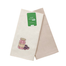 Набір кухонних рушників Home Line 2 шт. "Банка з джемом" 45х60см 167084