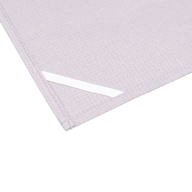 Рушник вафельний (сіро-ліловий) 45х60см 164063