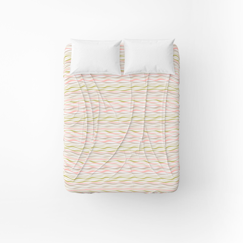 Простирадло бязеве Home Line "Хвиля" (бежева) 145х215см 163997