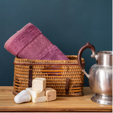 Рушник махровий Issimo "Marsilya dark rose" (бордовий) 70х140см 159567