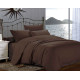 Сімейний комплект постільної білизни Home Line "Сатин Люкс" (шоколадний) 155275
