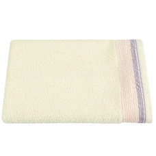 Рушник махровий "Lotus" (кремовий) 30х45см 144211