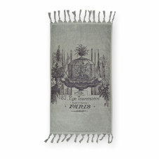 Рушник велюровий Home Line "Paris" (сірий), 50х85см 126248