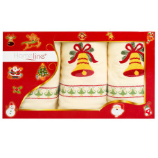 Набір махрових рушникiв Home Line "Крicмас" , 50х75см 53419