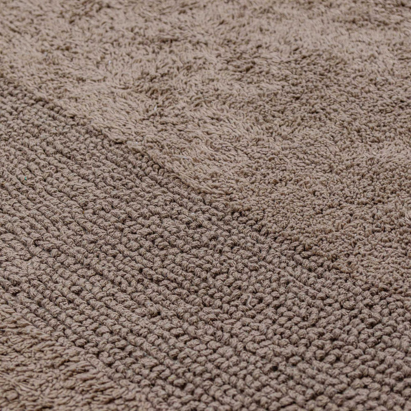 Килимок для ванної "Stripes" (сіро-коричневий) 55х65см 179636