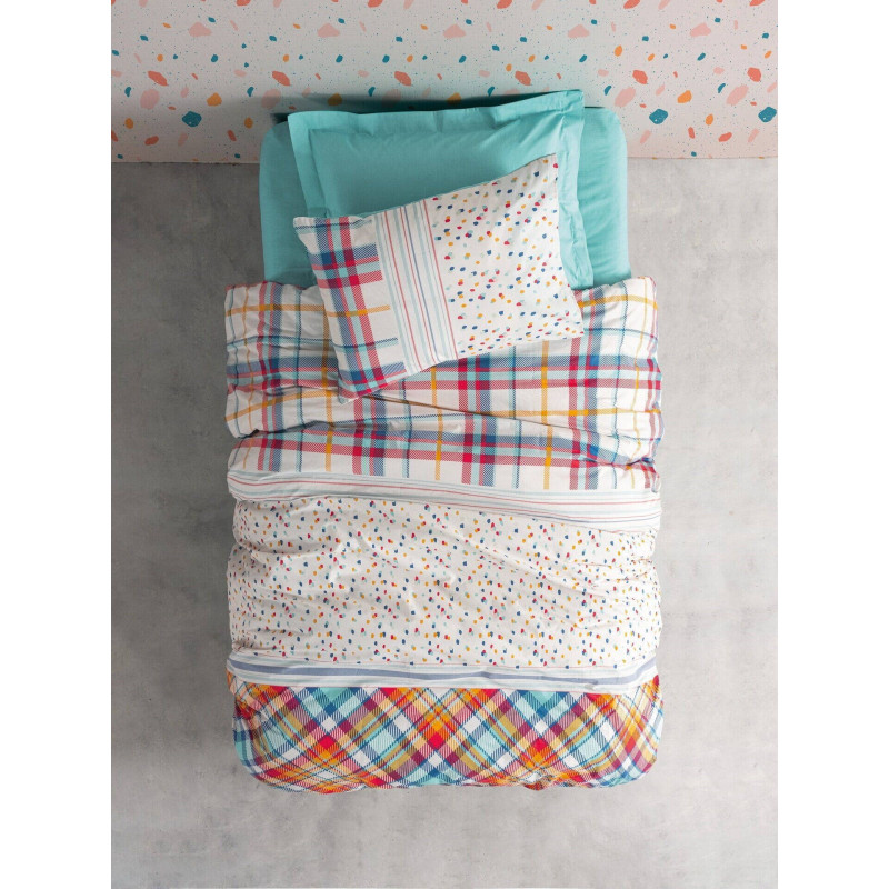 Bed Linen Set Cotton Box Banitti Mint 160x220