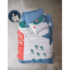 Bed Linen Set Cotton Box Astral Denim 160x220