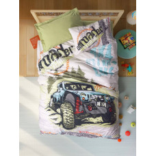 Bed Linen Set Cotton Box Adventure Yesil
