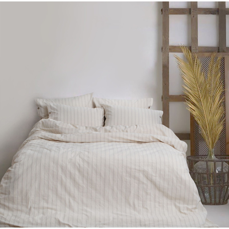 Постільна білизна Lotus Home Washed cotton - Liman євро