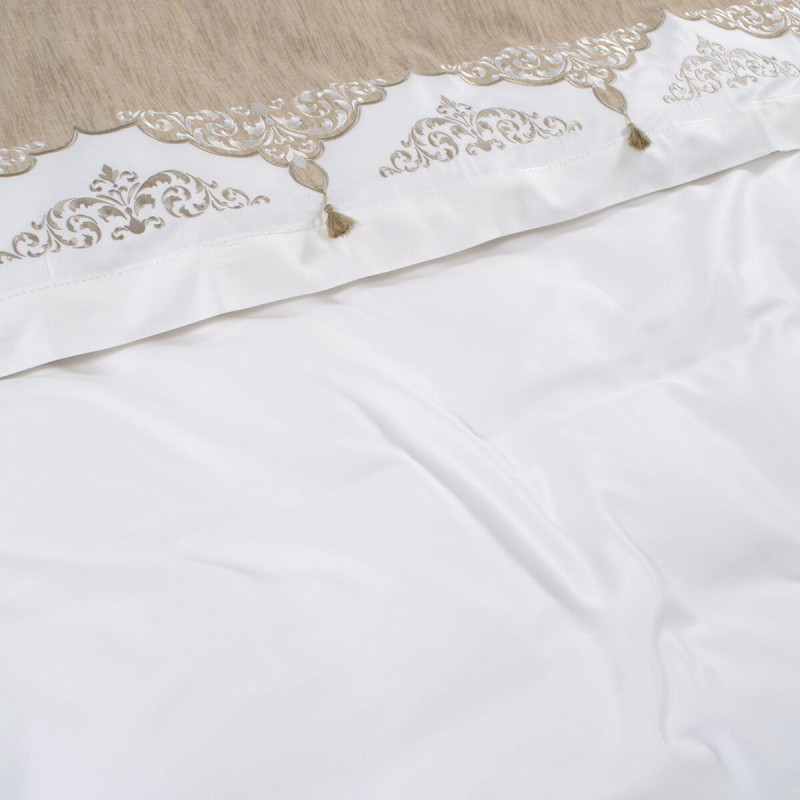 Постільна білизна Dantela Vita сатин з вишивкою - Ceren євро