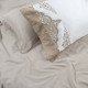 Постільна білизна Dantela Vita сатин з вишивкою - Ceren євро