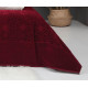 Hanzade bordo велюрове простирадло 200х220см. Brlizza Туреччина (47390)
