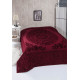 Odessa bordo велюрове простирадло 200х220см. Brlizza Туреччина (67391)