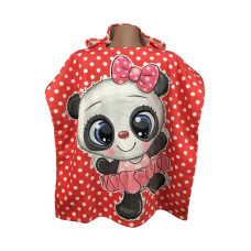 Panda devacka дитяче пляжне пончо. Бавовна. Туреччина. (19239)