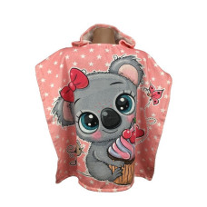 Коала дитяче пляжне пончо. Бавовна. Туреччина. (45483)