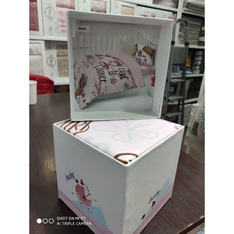 Dance постільна білизна в ліжечко. Ранфорс. Belizza Туреччина. (11019)