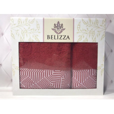 Geometri bordo набір рушників 2в1, пеньє. Belizza Туреччина. (73157)