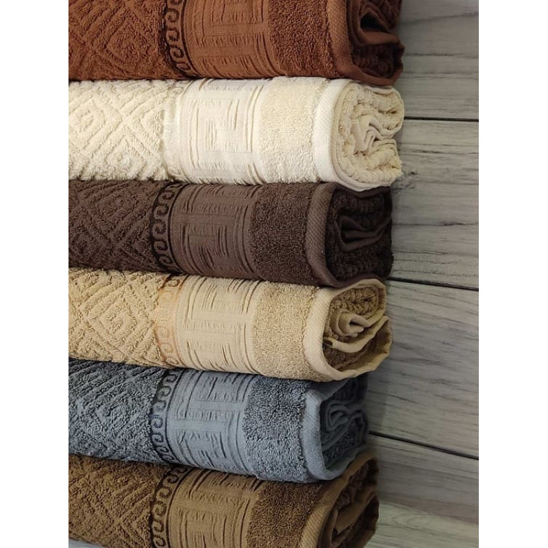 Panna 50х90см., 6шт/уп., органичні рушники. 600г/м2 Пенье. Belizza Туреччина. (49317)