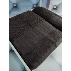 PNY Panna brown organic подаунковий набір 2в1, бавовна. Belizza Туреччина. (52801)