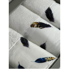 Belizza Feather 30х50см., махрові кухонні рушники. (25628)