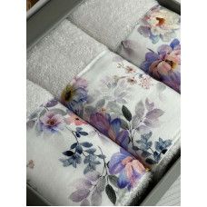 Belizza Rozy 30х50см., махрові кухонні рушники. (45243)