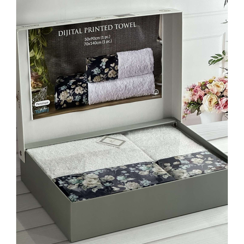 BLZ Penolope 2в1 махрові рушники. Щільність 500 г/м2 Belizza Туреччина (50461)