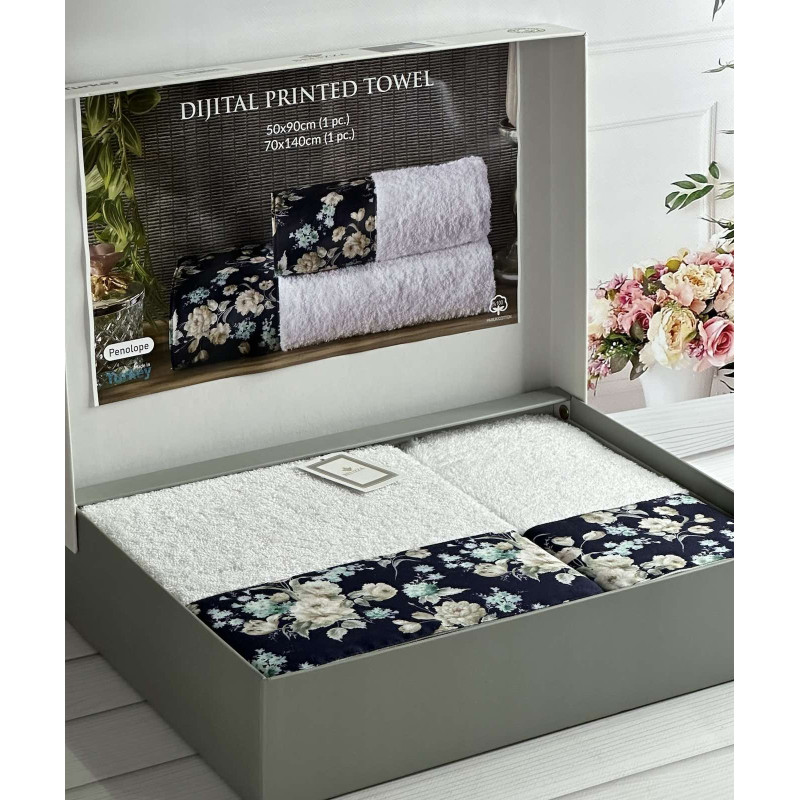 BLZ Penolope 2в1 махрові рушники. Щільність 500 г/м2 Belizza Туреччина (50461)