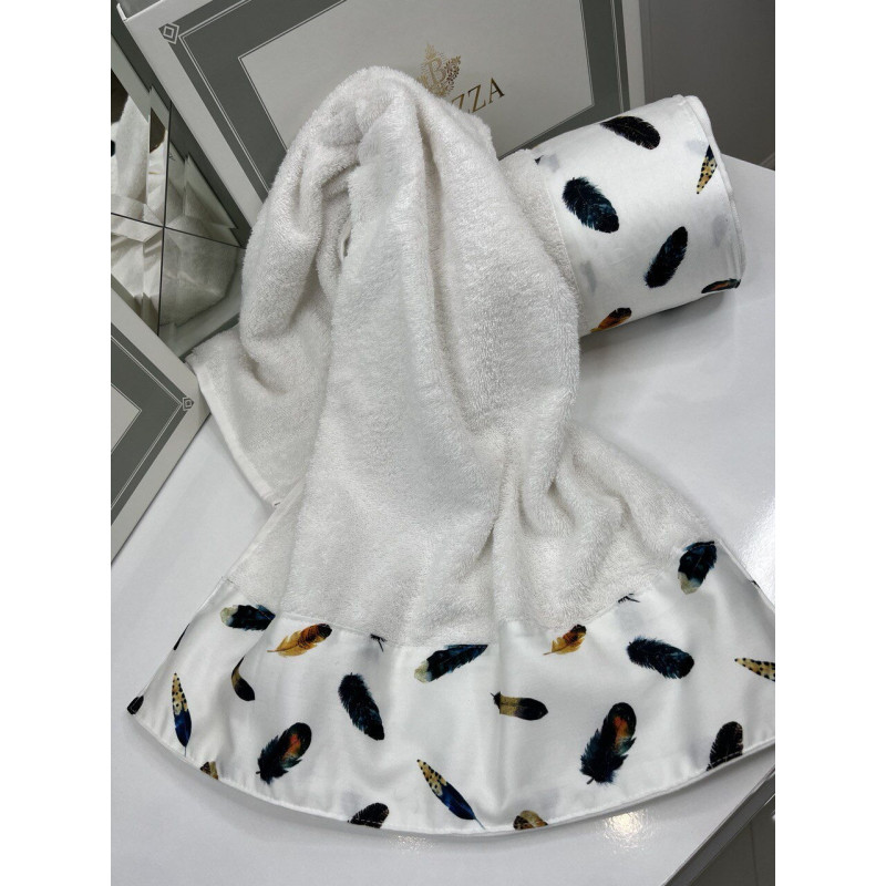 BLZ Feather 2в1 махрові рушники. Щільність 500 г/м2 Belizza Туреччина (22337)