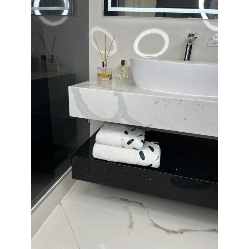 BLZ Feather 2в1 махрові рушники. Щільність 500 г/м2 Belizza Туреччина (22337)