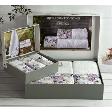 BLZ Rozy 2в1 махрові рушники. Щільність 500 г/м2 Belizza Туреччина (41488)