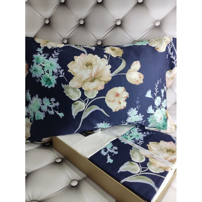 Penolope сатинова постільна білизна. Євро розмір. Dijital Belizza Туреччина. (70649)