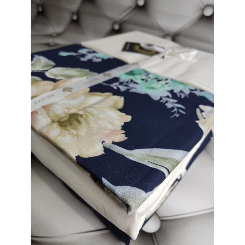 Penolope сатинова постільна білизна. Євро розмір. Dijital Belizza Туреччина. (70649)