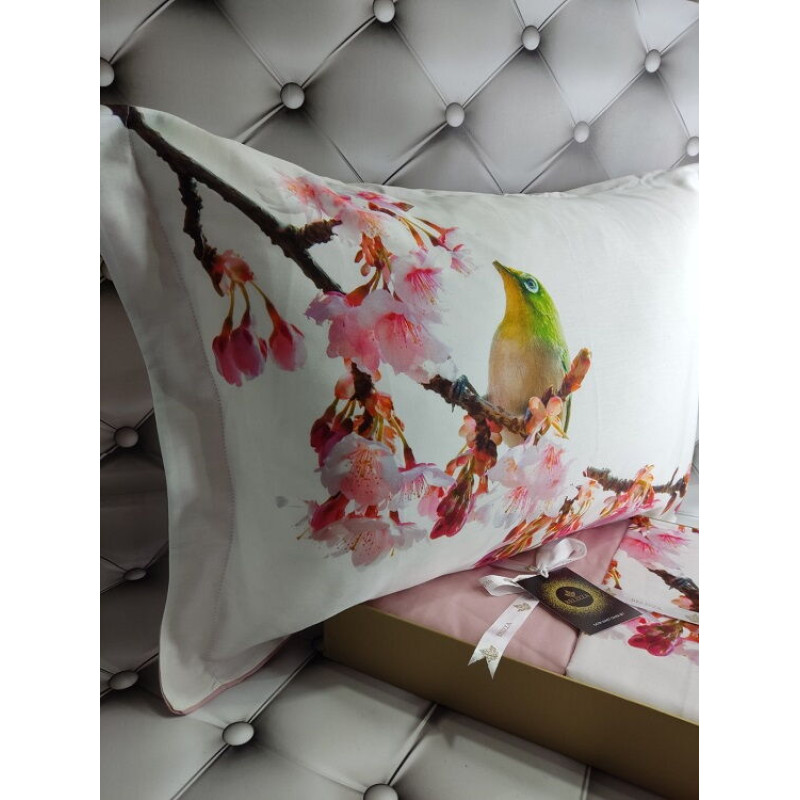 Bahar сатинова постільна білизна. Євро розмір. Dijital Belizza Туреччина. (40025)