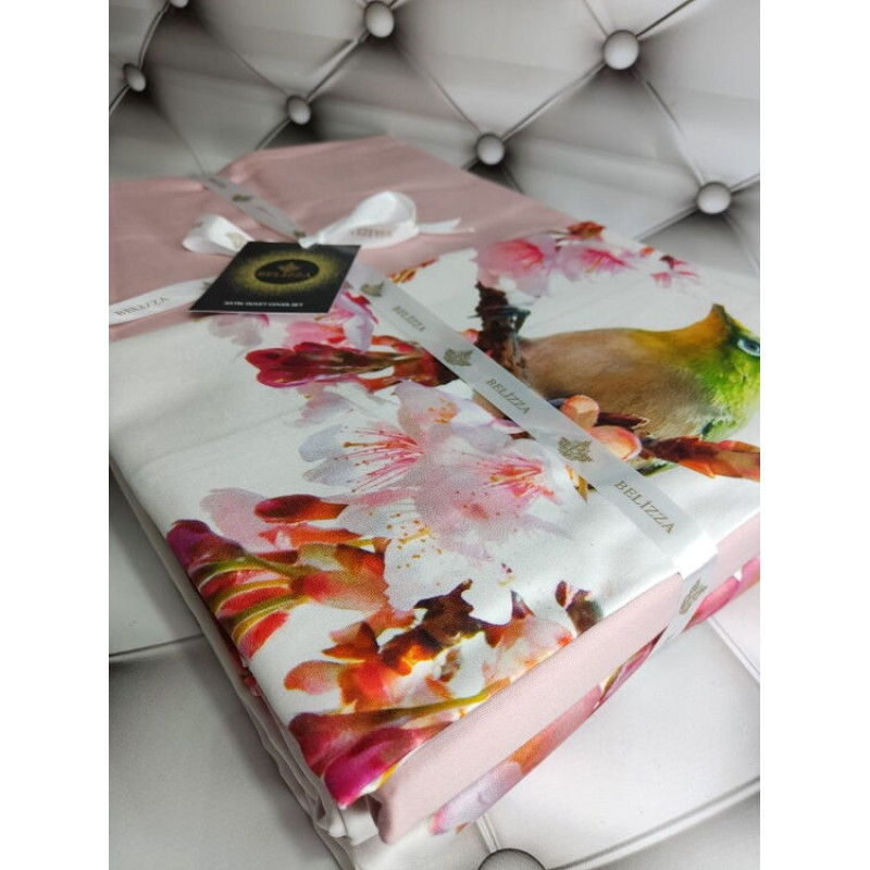 Bahar сатинова постільна білизна. Євро розмір. Dijital Belizza Туреччина. (40025)