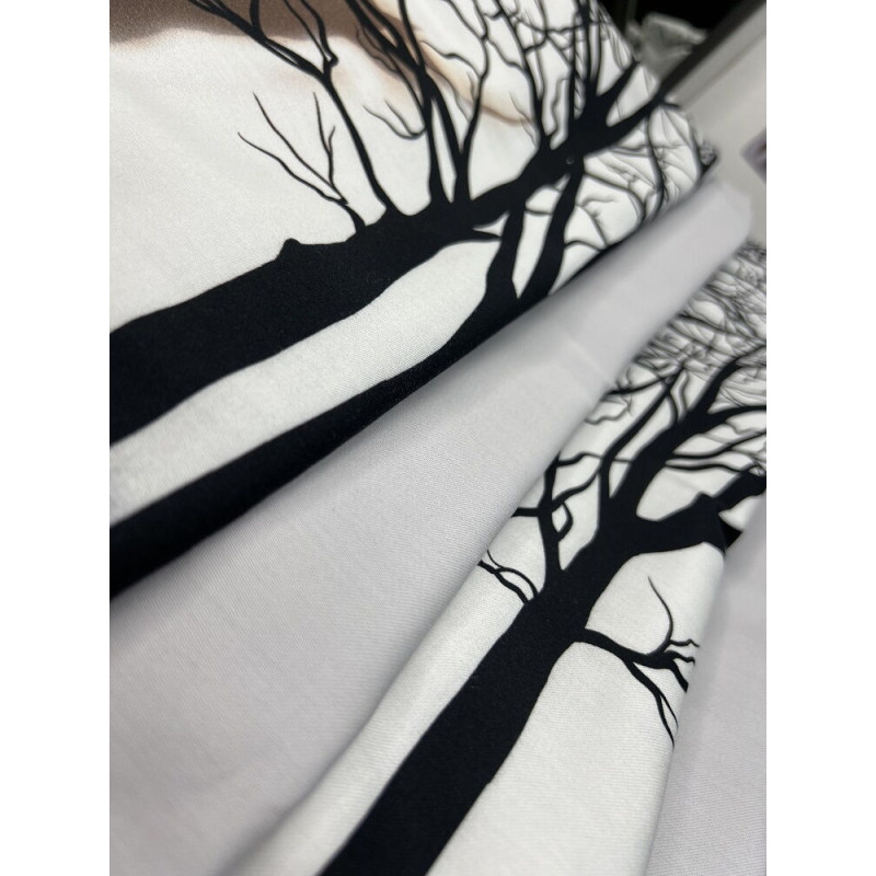 Foresty сатинова постільна білизна. Євро розмір. Dijital Belizza Туреччина. (70030)