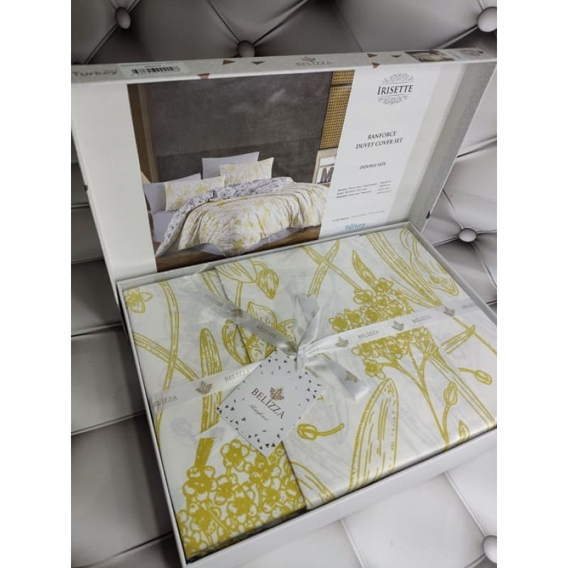 Irisetta постільна білизна, трикотаж/ранфорс. Євро розмір. Belizza Туреччина. (76431)