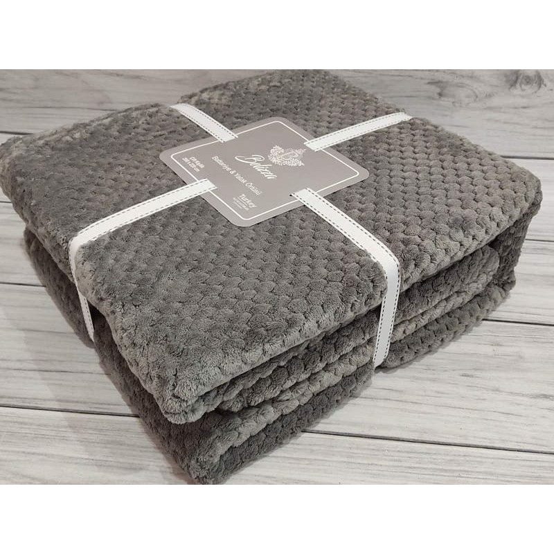 Akustik antrasit плед 200х220см. Мікрофібра. Belizza Туреччина. (52744)