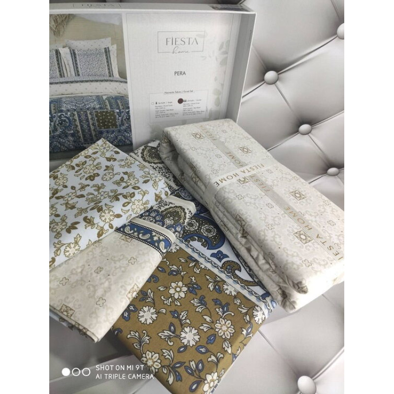 Pera постільна білизна. Ранфорс. Євро розмір. Fiesta Туреччина. (78752)