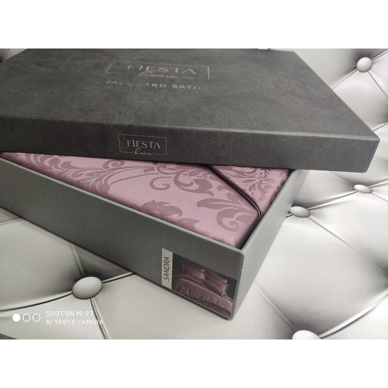 Stella gri Жаккардова постіль. Євро розмір. Fiesta Туреччина. (86017)