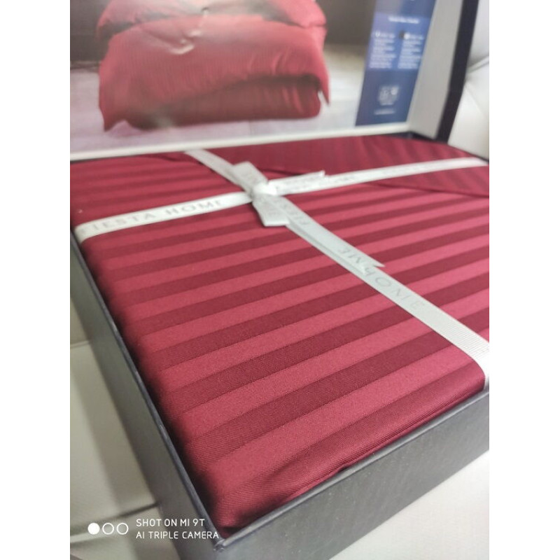 line bordo cатин страйп. Євро розмір. Fiesta Туреччина. (85016)