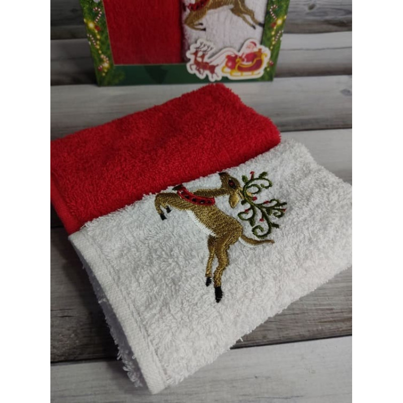 GEYIK новорічні рушники, 30х50см. (79207)