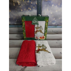 GEYIK новорічні рушники, 30х50см. (79207)