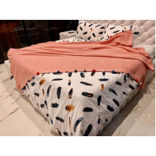 Persik бавовняне піке. 200х220см. Dantela Туреччина. (29474)