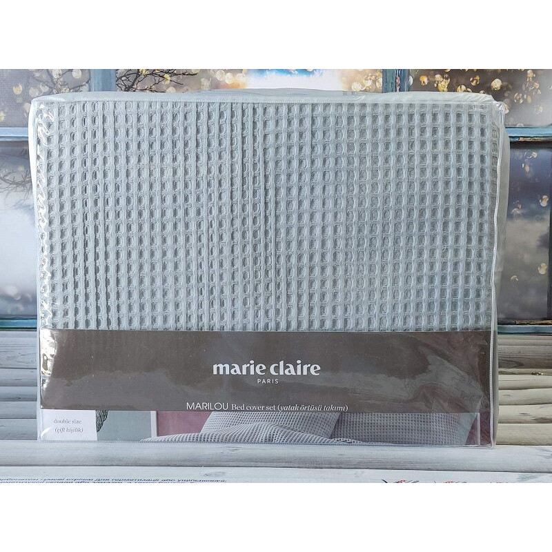 Mint вафельне протирадло з наволочками 240х260см. Marie Claire Туреччина. (73862)