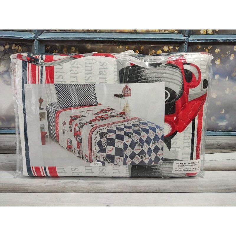 8812 полуторне покривало. Бавовна. Miss Bella Туреччина (20233)