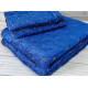 Lizbon lacivert покривало 250х260см. наволочки 50х70см. Велюр. Туреччина Miss Bella (86128)