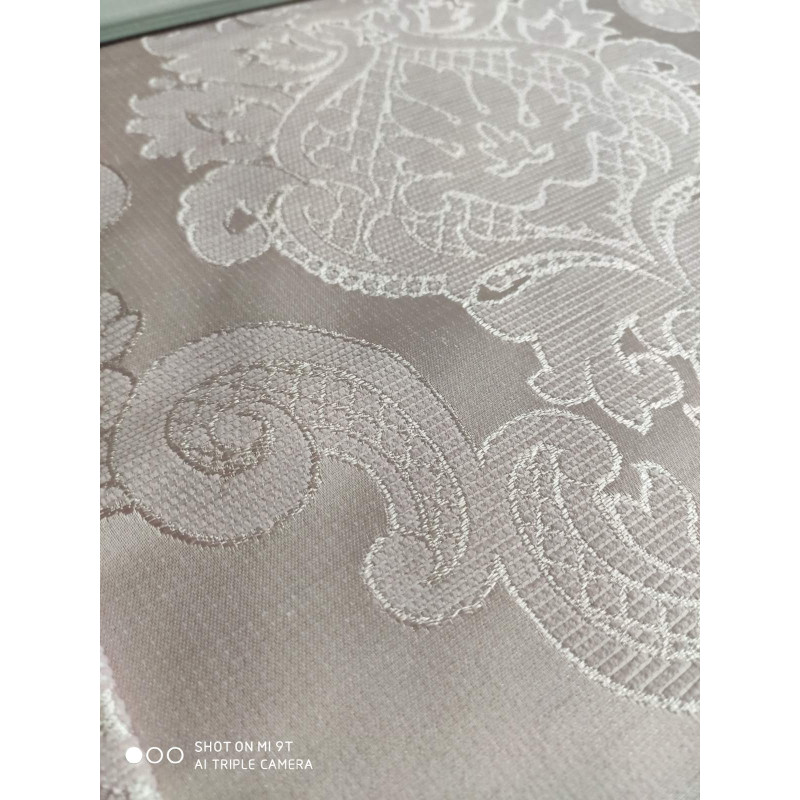 Жаккардове покривало Yelena pudra 240х260см., з наволочками. Miss Bella Туреччина (19259)