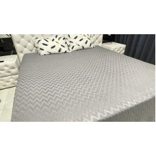 Antrasit бамбукове пікє 220х260см. Mylinn Home Туреччина (27324)