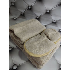 Bej набір в сауну. Махра. Suvari Туреччина. (26723)