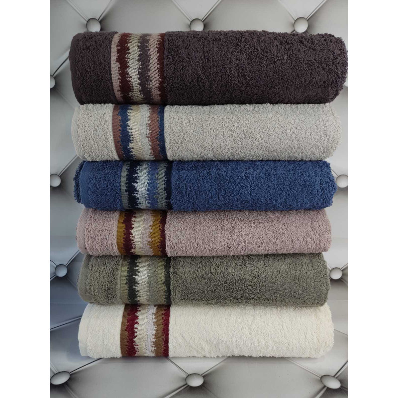 Nabiz рушники 50х90см., 6 шт/уп. Пеньє. Sikel Туреччина (73317)